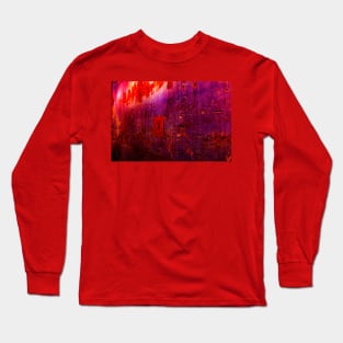 Chinese script hanging on a wall V Long Sleeve T-Shirt